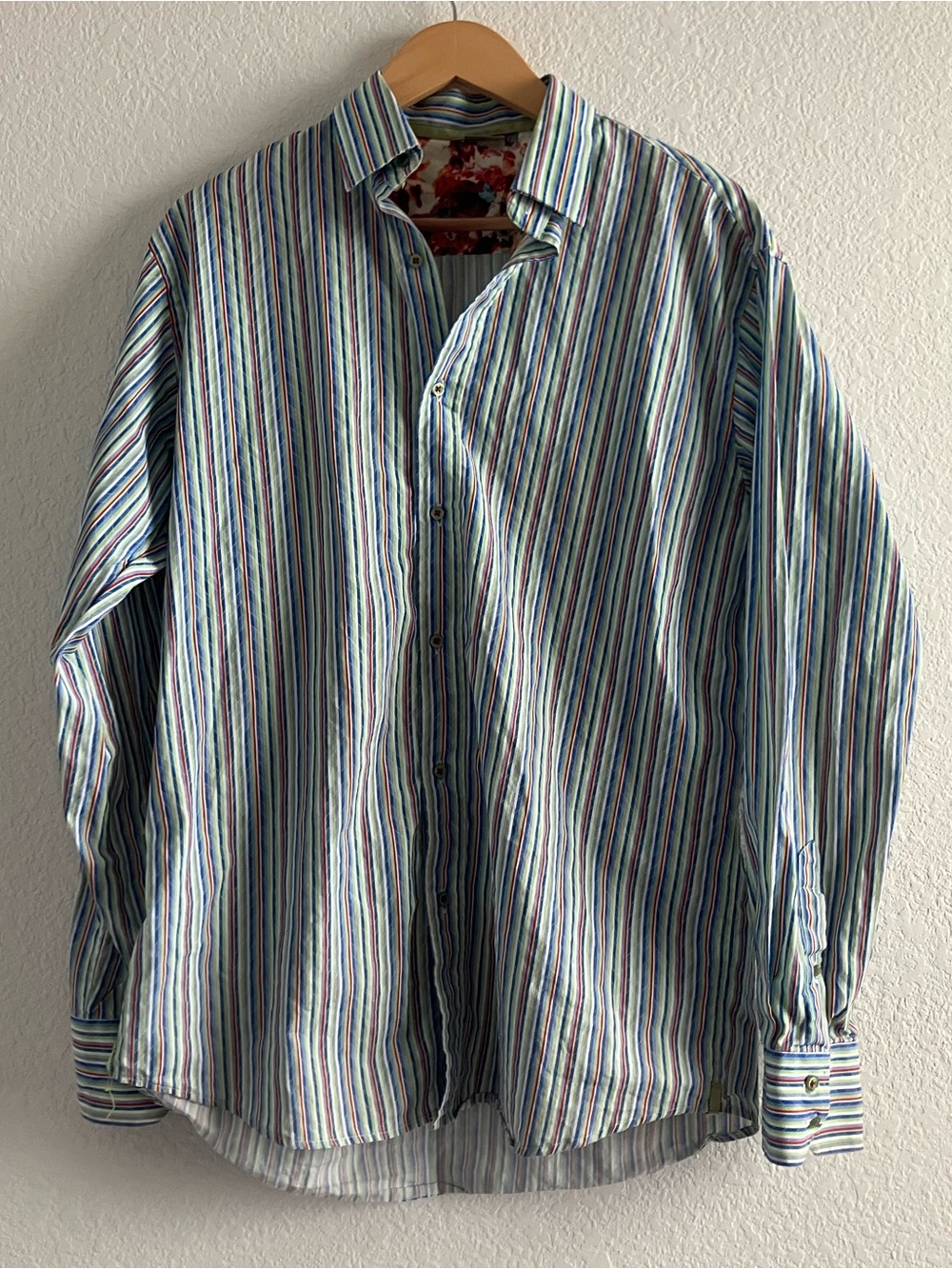 Men's Striped Button Down